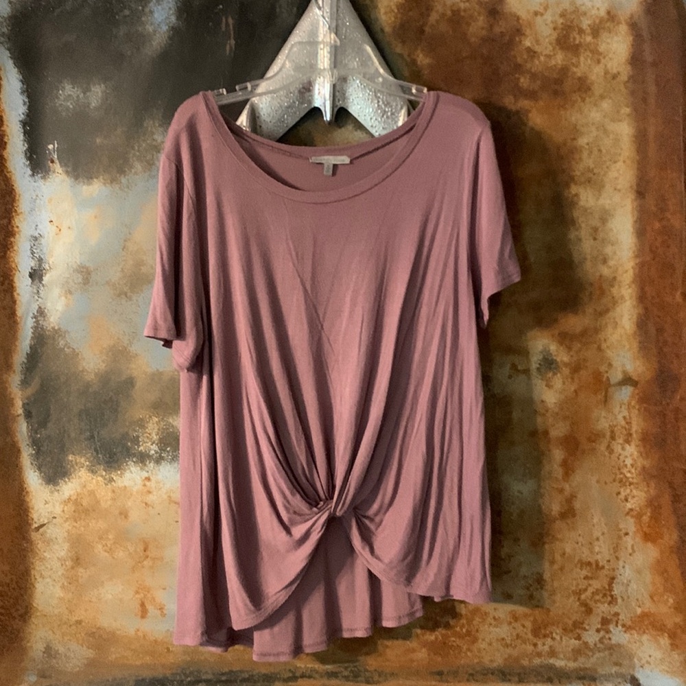 Dull purple Charlotte Russe top